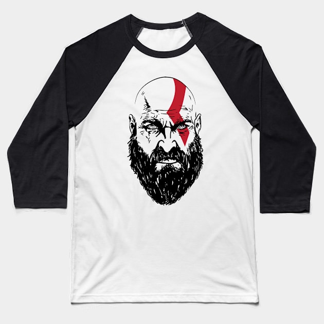 KRATOS Baseball T-Shirt by keithmagnaye